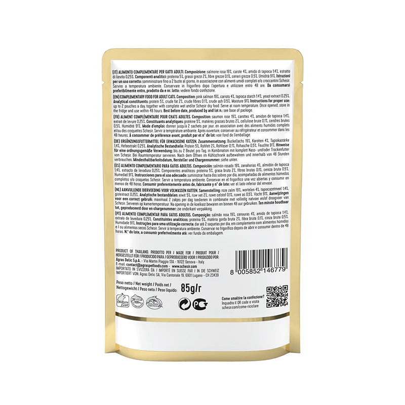Schesir Soup Salmone Rosa in Zuppa 85 g Schesir Soup Salmone Rosa in Zuppa 85 g
